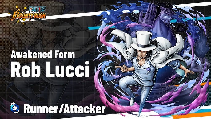 One Piece Bounty Rush Character Spotlight: CP0 – Awakened Form Rob Lucci