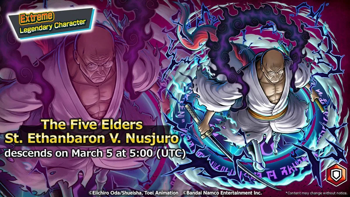 One Piece Bounty Rush New Character Spotlight: The Five Elders – St. Ethanbaron V. Nusjuro