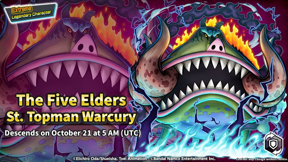 One Piece Bounty Rush New Character Spotlight: The Five Elders – St. Topman Warcury