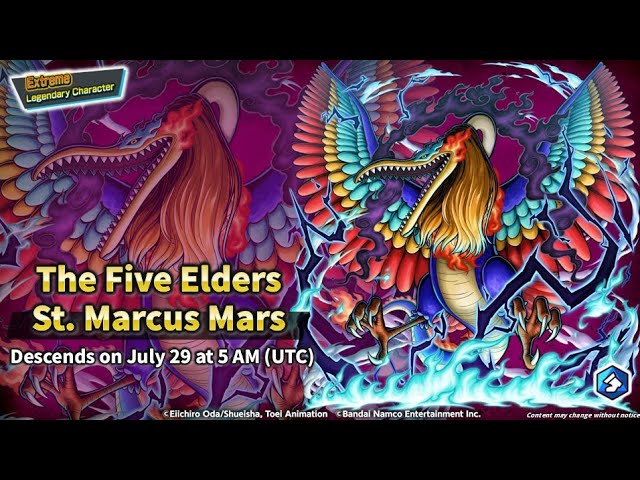 One Piece Bounty Rush New Character Spotlight: The Five Elders – St. Marcus Mars