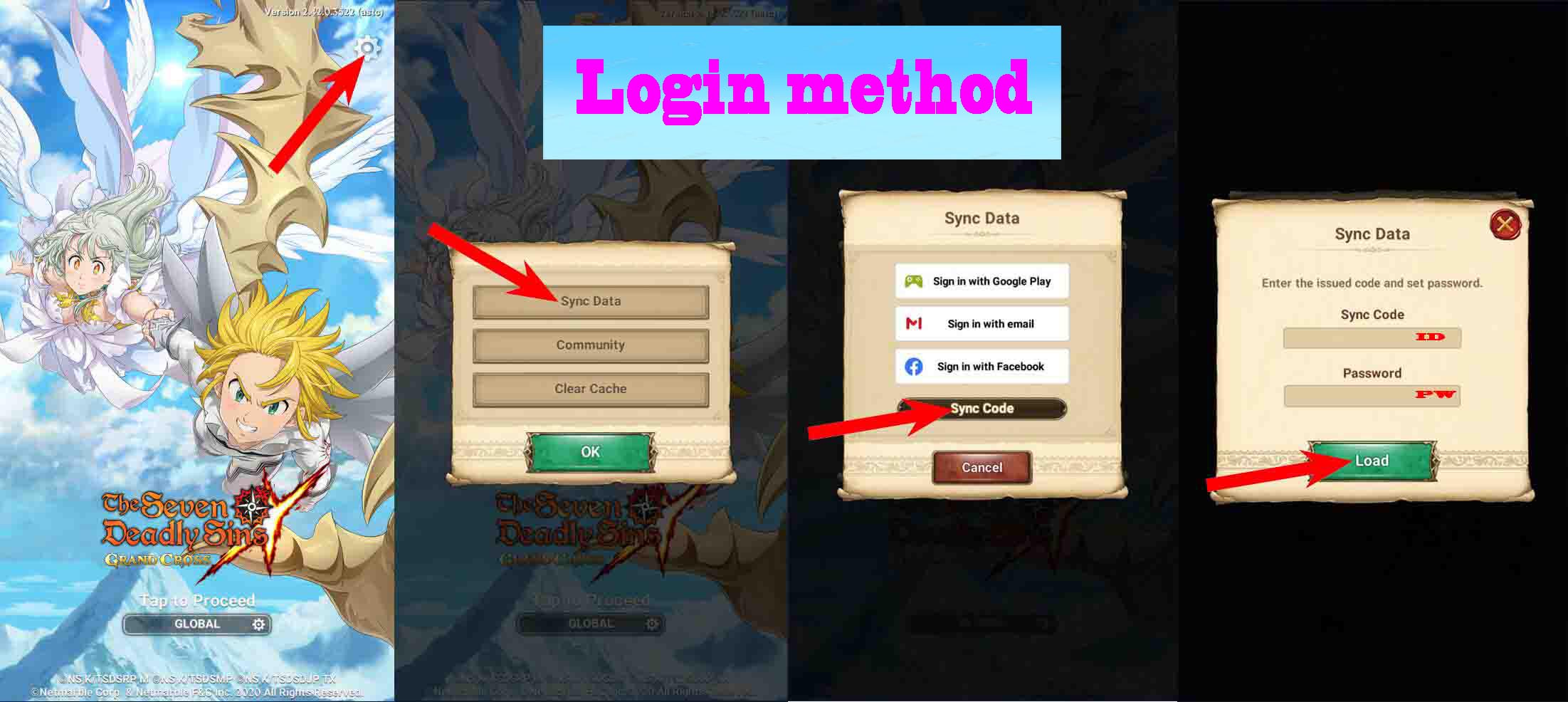 7DS Seven Deadly Sins Grand Cross Starter Account 600-1300 Diamonds ( Global/ASIA )-thumbmail-3