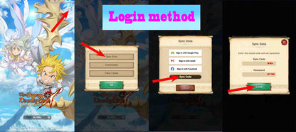 7DS Seven Deadly Sins Grand Cross Starter Account 600-1300 Diamonds ( Global/ASIA )