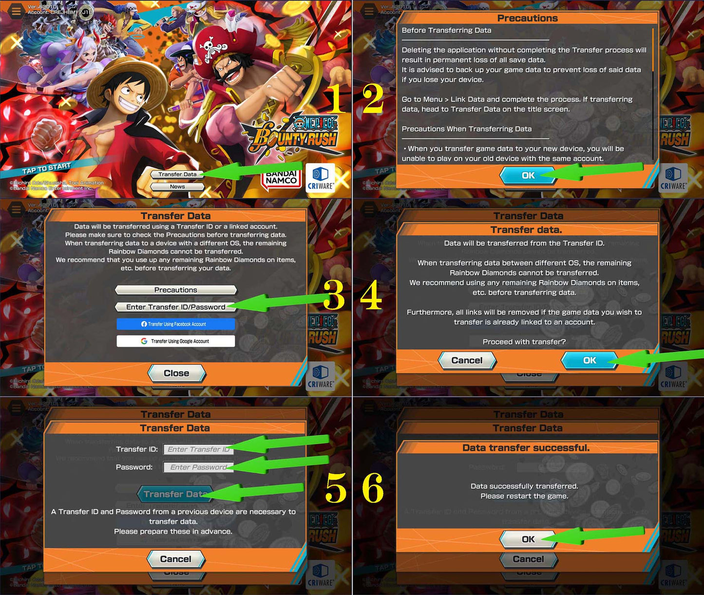 One Piece Bounty Rush 4700-5000 Diamonds+5100-5400Crystal Fragments+3*EX Starter Account /Garp/Kuzan/Rob Lucci/Yamato/Shanks/S-snake/Roger/Kaido/Edward Newgate/Luffy/Zoro GLOBAL Android Only