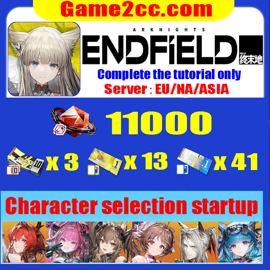 Arknights:Endfield Starter account Laevatain/Yvonne/Gilberta/Ardelia/Ember/Last Rite/Lifeng/Pogranichnik