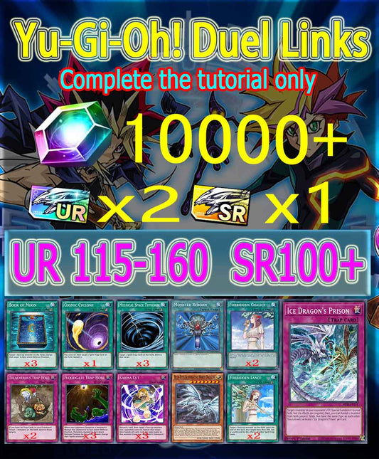 Yu-Gi-Oh! Duel Links 10500+Diamonds 115+UR  110+SR Starter account