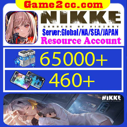 Goddess of Victory: NIKKE 8000-65000GEMS + Ticket 100-460 Golbal/JP/TW/Korea/NA