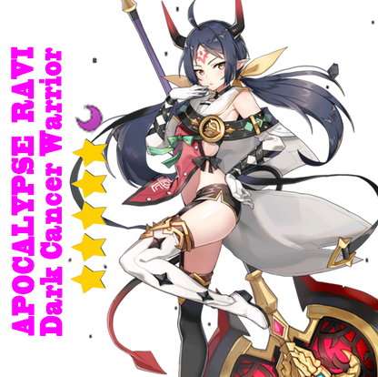 Epic Seven Apocalypse Ravi +[5 star Random 1-5 Moonlight] Starter Account Server:Global/ASIA/EU/JAPAN/KOREA
