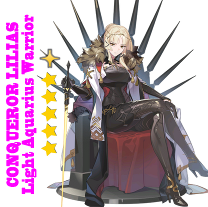 Epic Seven Conqueror Lilias +[5 star Random 1-5 Moonlight] Starter Account Server:Global/ASIA/EU/JAPAN/KOREA