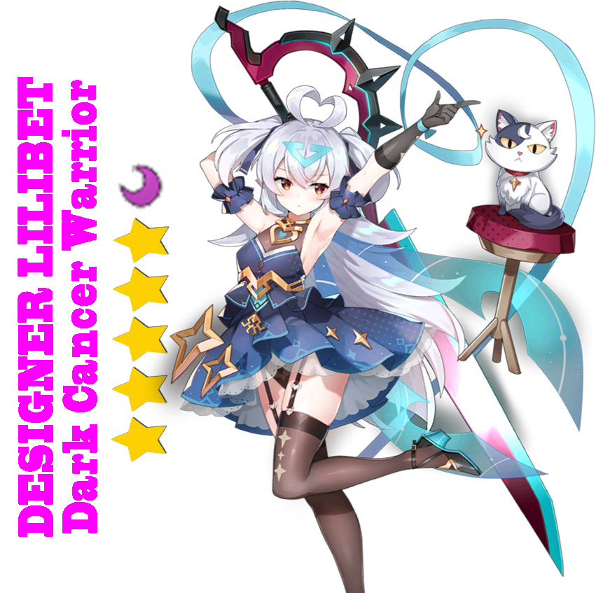 Epic Seven Designer Lilibet +[5 star Random 1-5 Moonlight] Starter Account Server:Global/ASIA/EU/JAPAN/KOREA