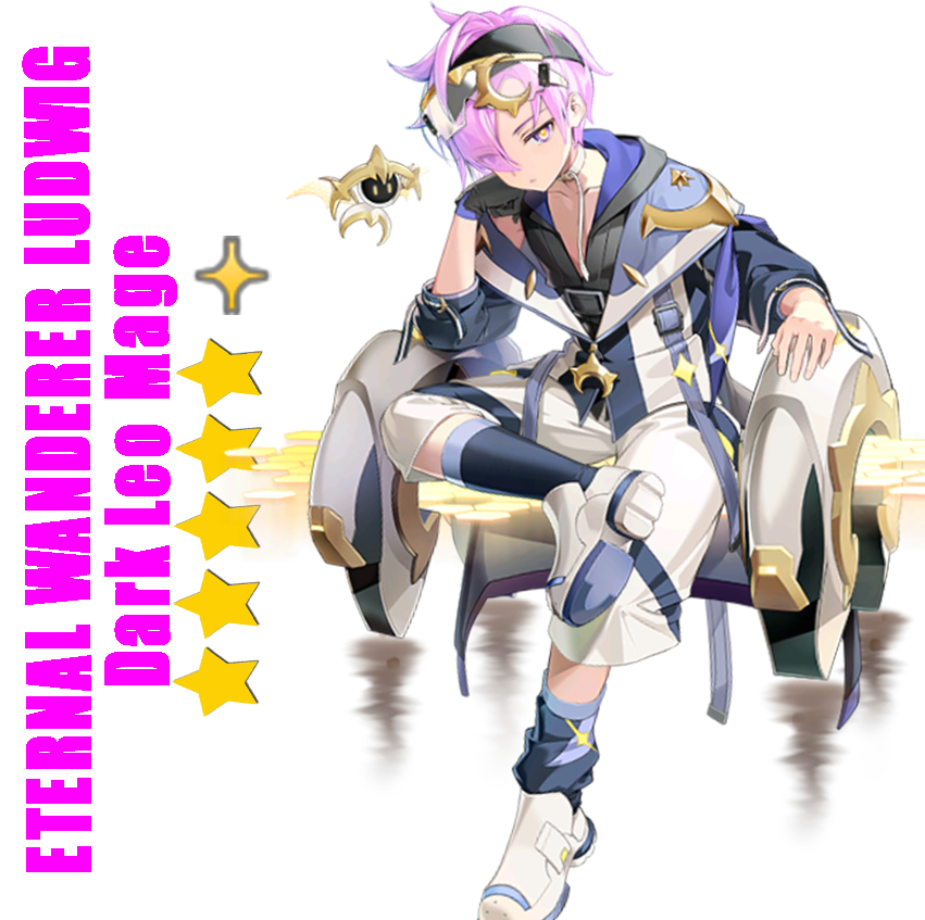 Epic Seven Eternal Wanderer Ludwig +[5 star Random 1-5 Moonlight] Starter Account Server:Global/ASIA/EU/JAPAN/KOREA