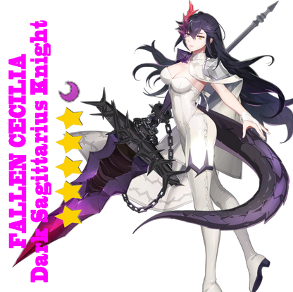 Epic Seven Fallen Cecilia +[5 star Random 1-5 Moonlight] Starter Account Server:Global/ASIA/EU/JAPAN/KOREA