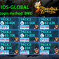 Dragon Ball Legends Resources + Characters Start Account 36000-130000 Chrono Crystal-GLOBAL-IOS