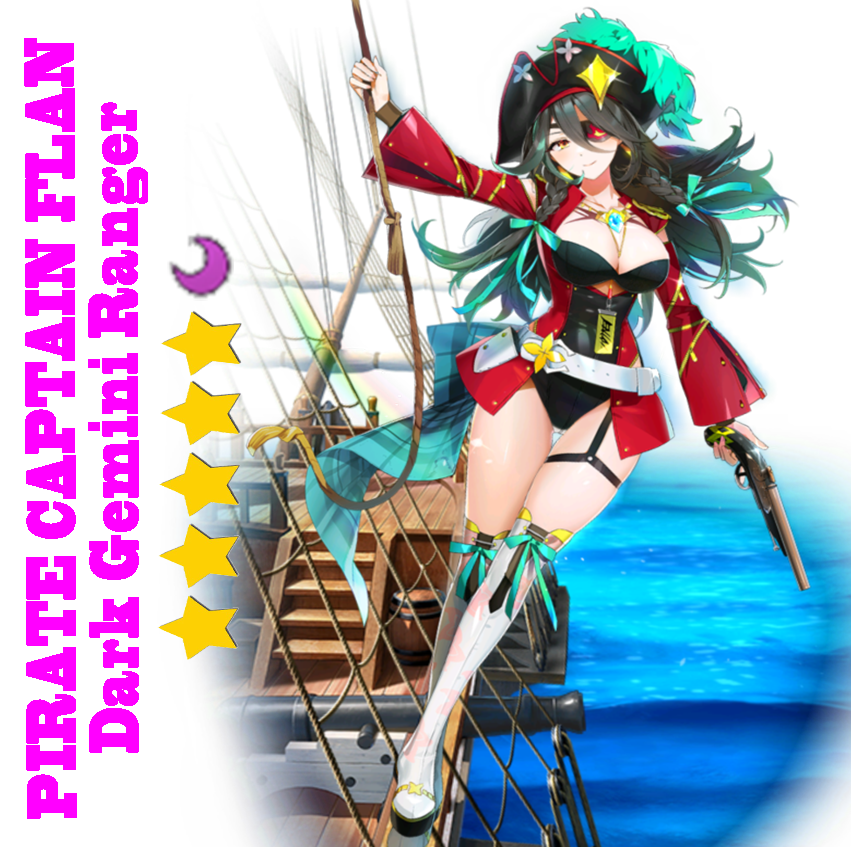 Epic Seven Pirate Captain Flan +[5 star Random 1-5 Moonlight] Starter Account Server:Global/ASIA/EU/JAPAN/KOREA