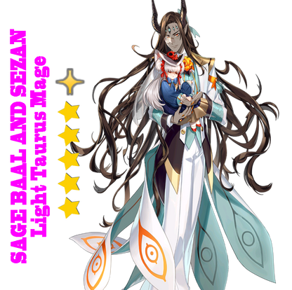 Epic Seven SAGE BAAL AND SEZAN +[5 star Random 1-5 Moonlight] Starter Account Server:Global/ASIA/EU/JAPAN/KOREA
