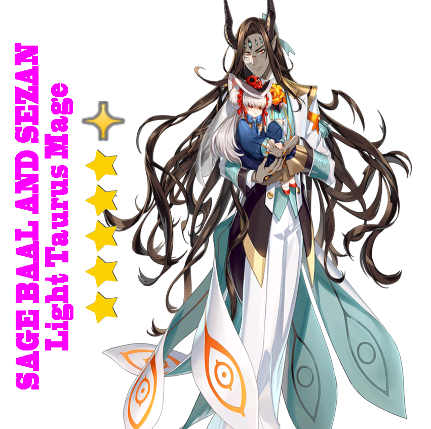 Epic Seven SAGE BAAL AND SEZAN +[5 star Random 1-5 Moonlight] Starter Account Server:Global/ASIA/EU/JAPAN/KOREA