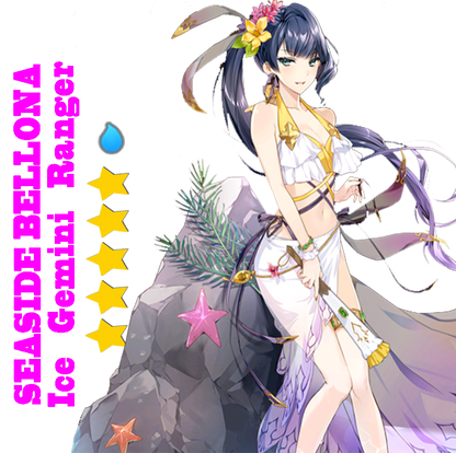 Epic Seven SEASIDE BELLONA +[5 star Random 1-5 Moonlight] Starter Account Server:Global/ASIA/EU/JAPAN/KOREA