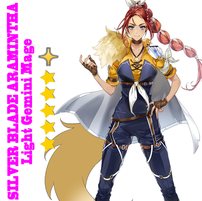 Epic Seven Silver Blade Aramintha +[5 star Random 1-5 Moonlight] Starter Account Server:Global/ASIA/EU/JAPAN/KOREA