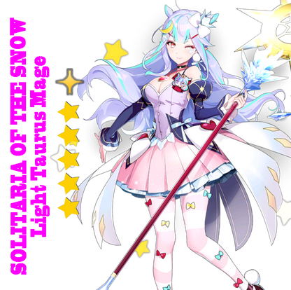 Epic Seven Solitaria of the Snow +[5 star Random 1-5 Moonlight] Starter Account Server:Global/ASIA/EU/JAPAN/KOREA