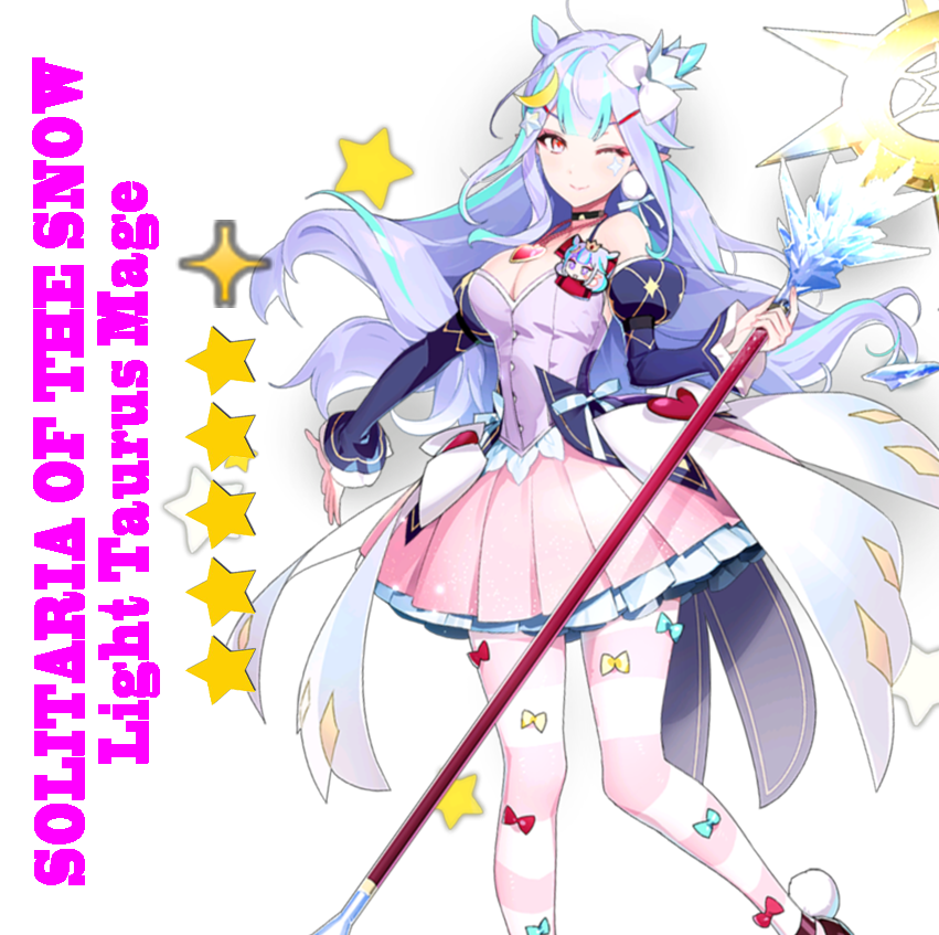 Epic Seven Solitaria of the Snow +[5 star Random 1-5 Moonlight] Starter Account Server:Global/ASIA/EU/JAPAN/KOREA