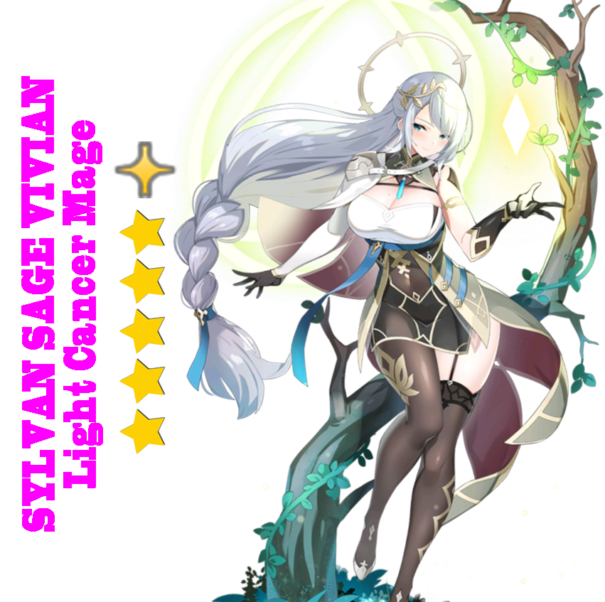 Epic Seven Sylvan Sage Vivian +[5 star Random 1-5 Moonlight] Starter Account Server:Global/ASIA/EU/JAPAN/KOREA