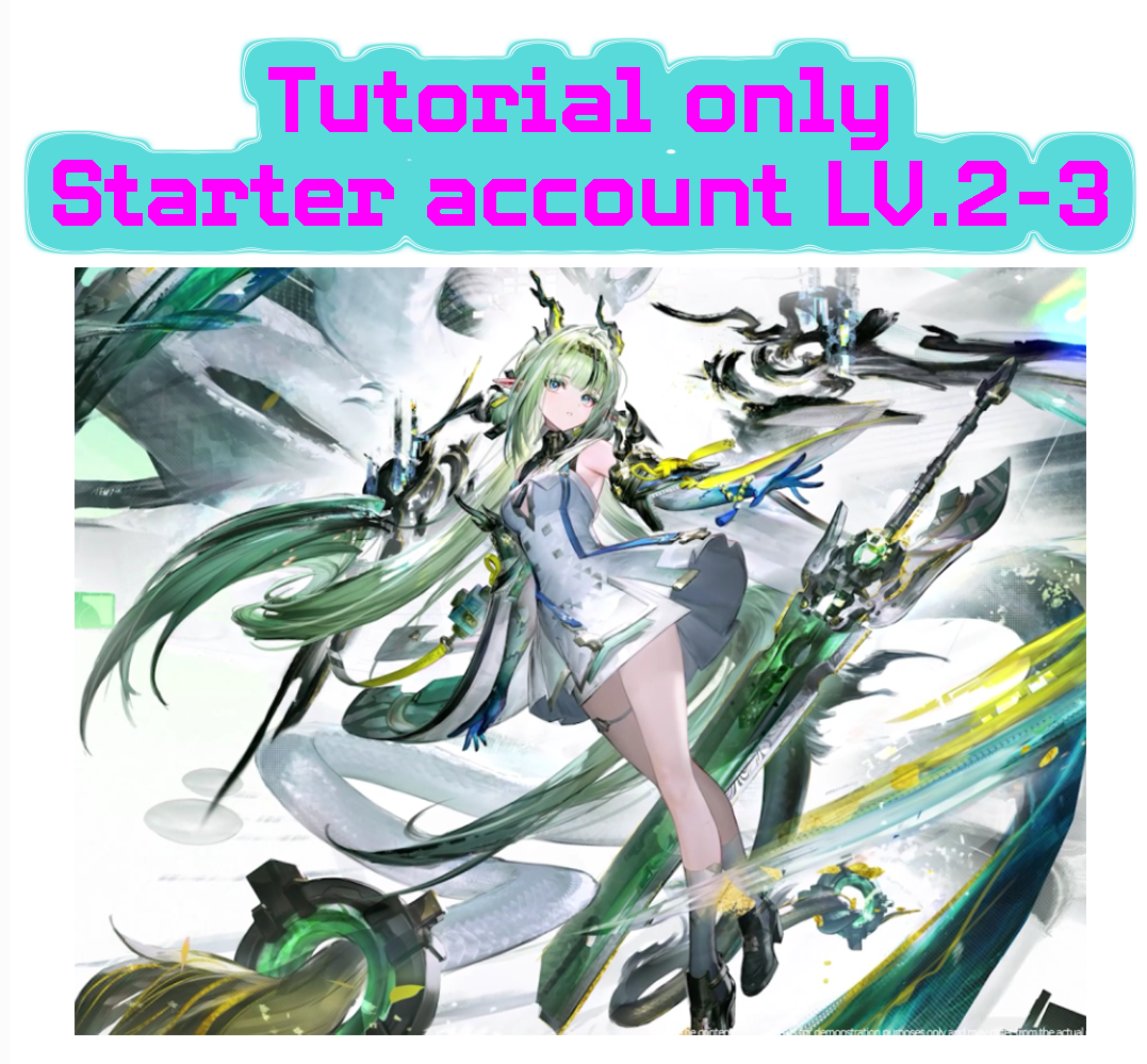Arknights:Endfield Starter account Si & Jade Vessel Server:Global/Asia/Korea
