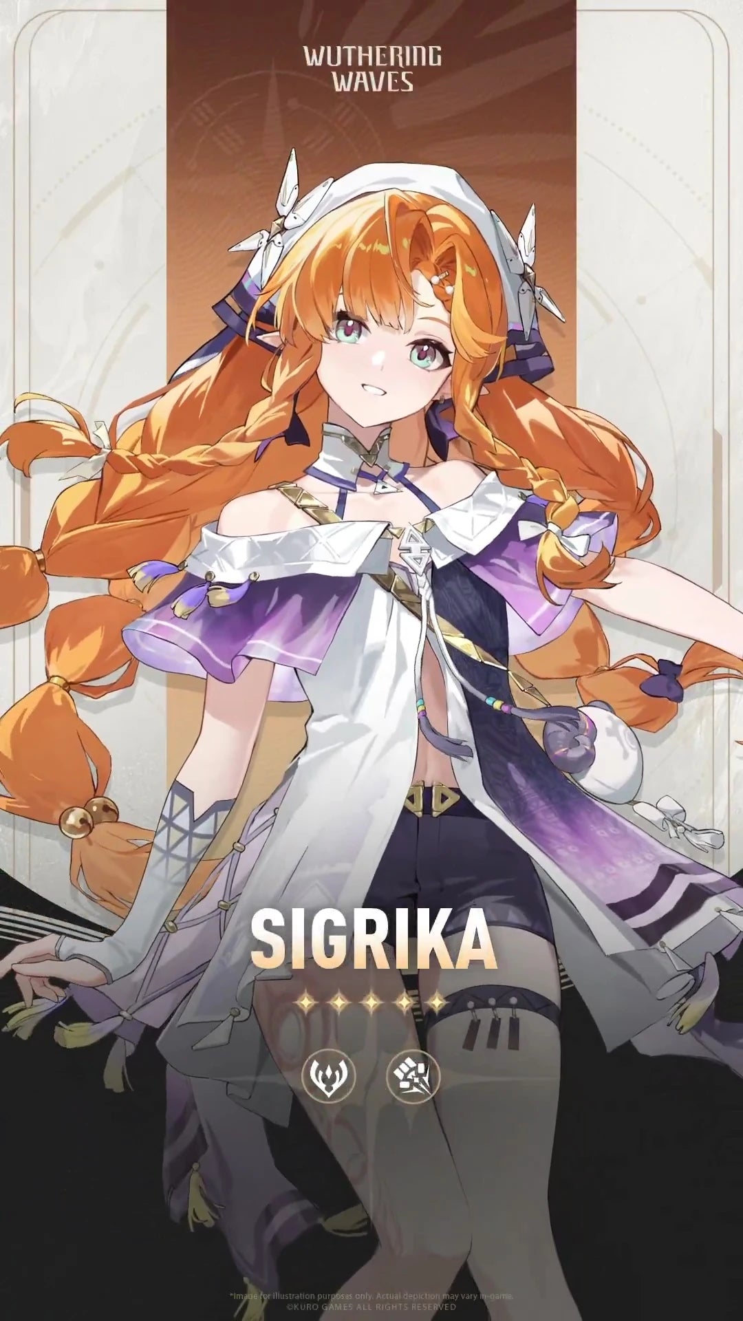 Wuthering Waves Sigrika+Solsworn Ciphers-[Starter account UL5-15 IOS/ANDROID/PC]-thumbmail-1