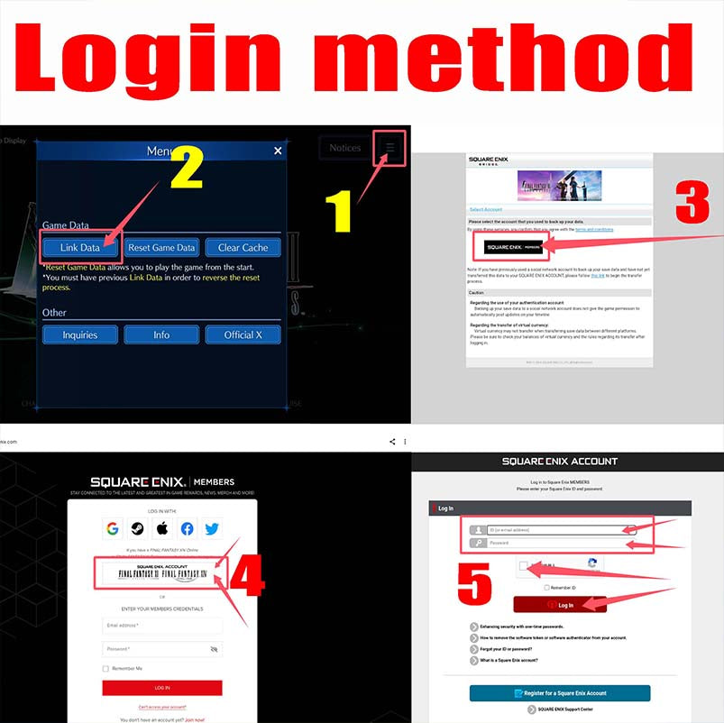 Final Fantasy VII Ever Crisis 199K-210K Blue Crystal + Random 5 star weapon 120-140-thumbmail-2