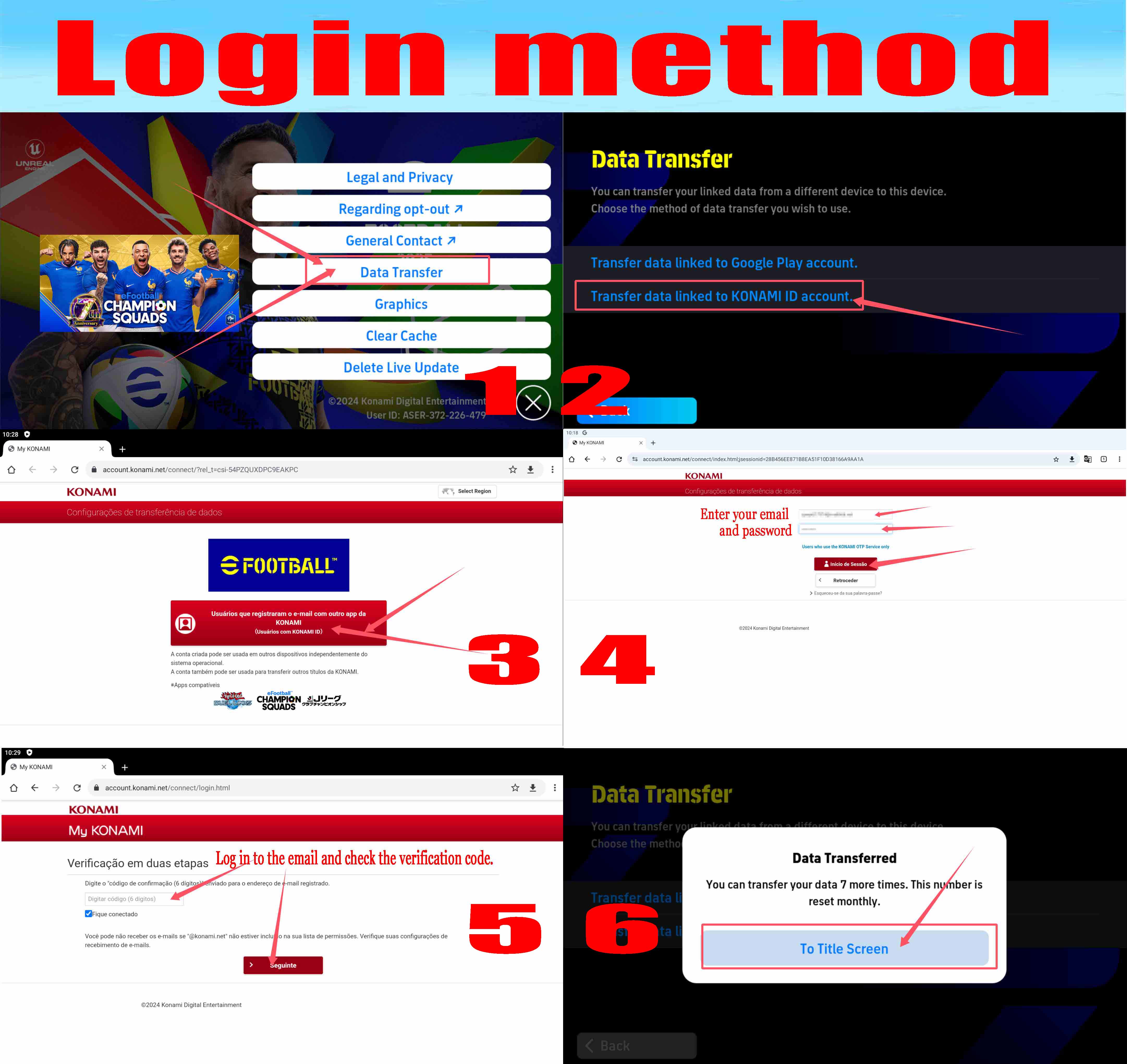 Efootball Coins 1400-6000 + 5 star 10-70 Starter resource account/ANDROID ONLY-thumbmail-2