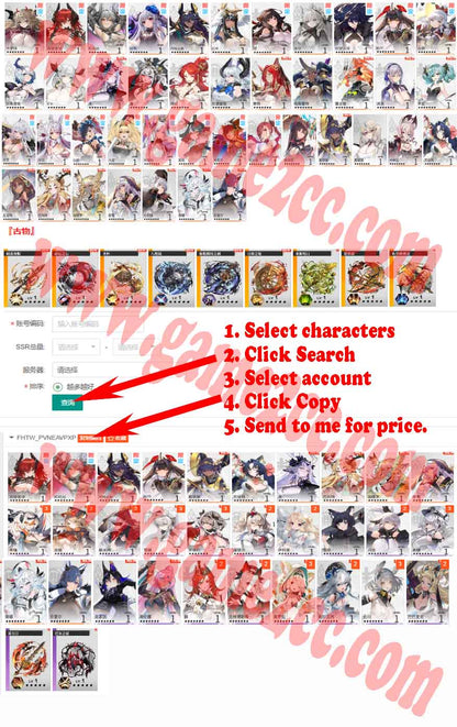 Echocalypse Account Character Selective Starter ASIA & SEA & JAPAN