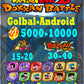 DRAGON BALL Z DOKKAN BATTLE 5000-10000 Dragon Stones LR15-20